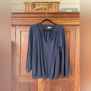 LAmade Navy Blue Blouse